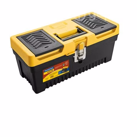 Caja porta herramientas plastica tramontina 17"