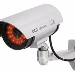 Camara De Seguridad Falsa Exterior Con Luz Led Vig