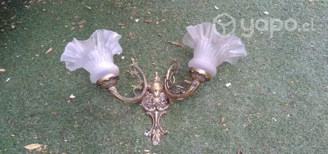 Lampara de bronce estilo frances - Imagen 5