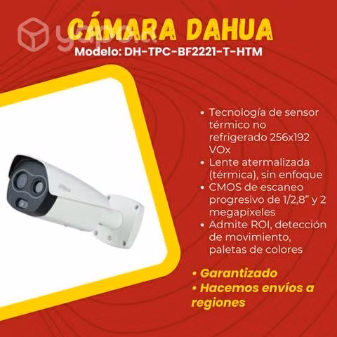 Cámara dahua modelo: dh-tpc-bf2221-t-htm