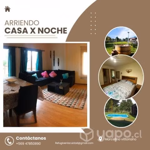 Casa vacacional en pucon