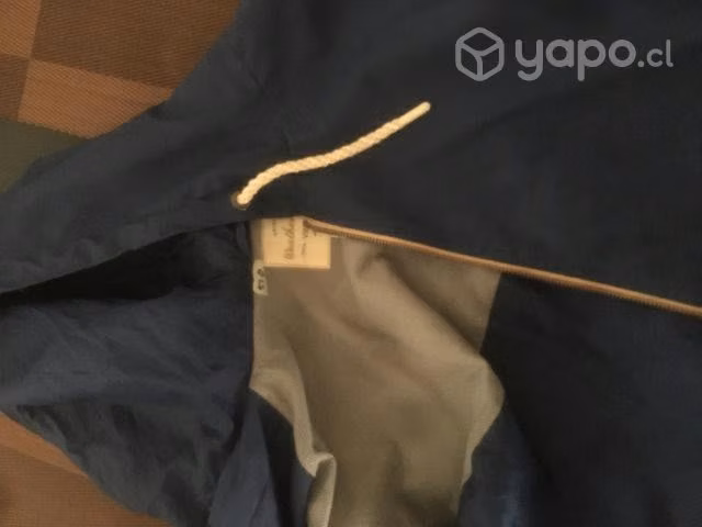 Cortaviento azul tipo impermeable unisex XL