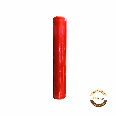 Rollo de stretch film rojo 1.5 kg