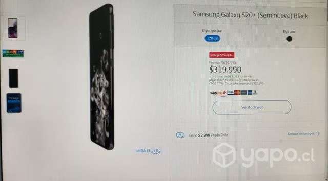 Celular Samsung s20+ - Imagen 2