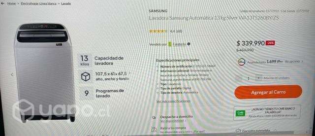Lavadora automática de 13 kilos - Imagen 5