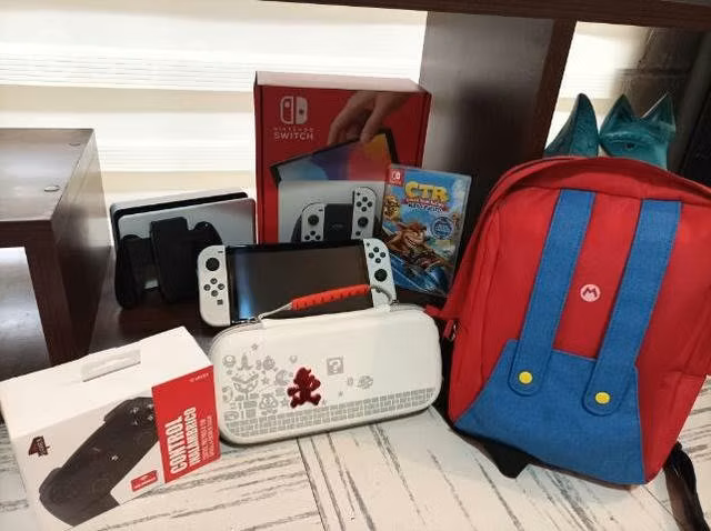 Nintendo switch oled blanca