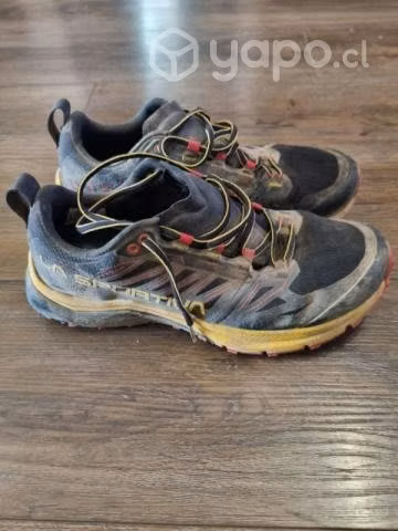 3 pares de zapatillas trail usadas excelente estad