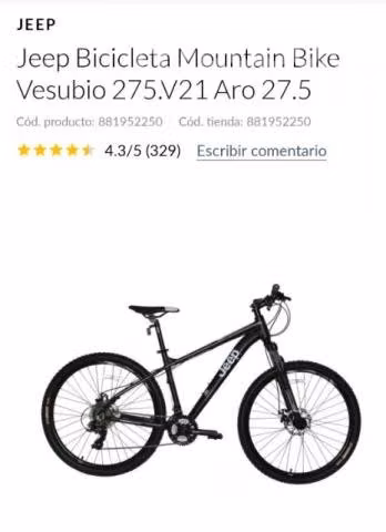 Bicicleta jeep 27 5