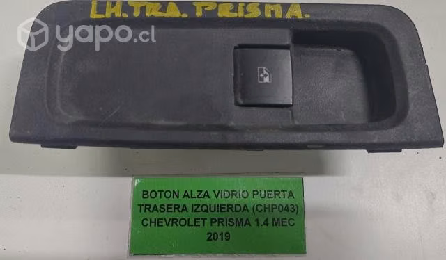 Botón Alza Vidrio Puerta Trasera Izq Chevrolet