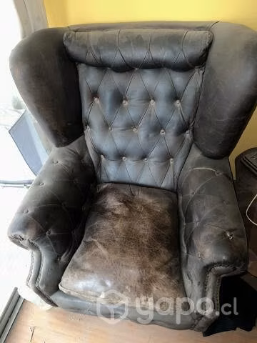 Sillón de cuero
