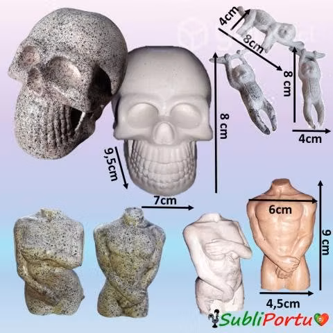 Figuras De Yeso En Blanco O Para Pintar Al Detalle