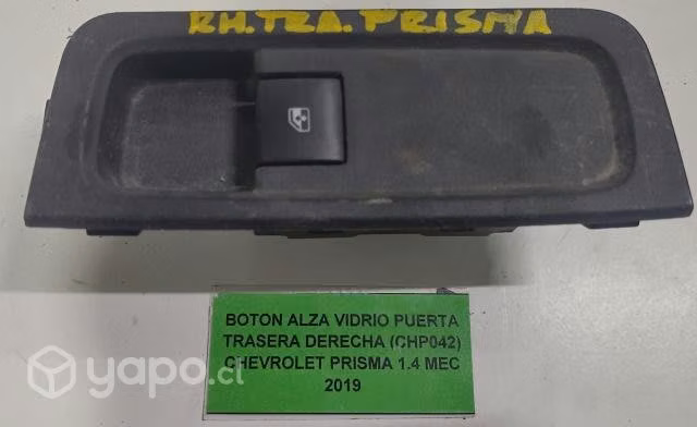 Botón Alza Vidrio Puerta Trasera Derecha (CHP042)