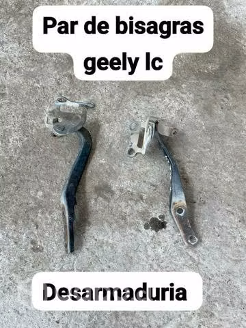 Par de bisagras Geely lc desarmaduría