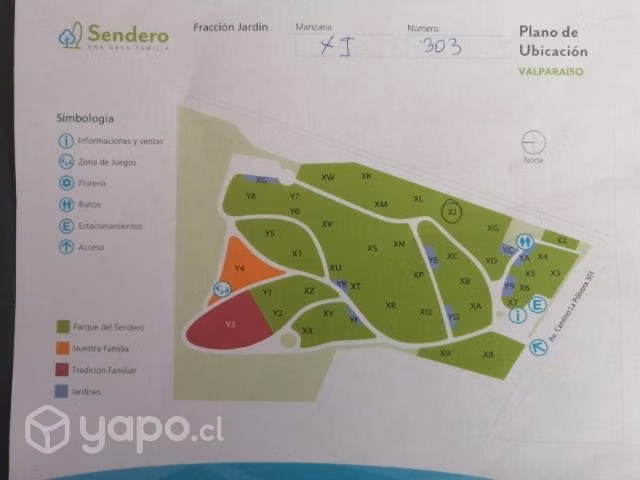 Se vende sepultura parque del sendero valparaiso