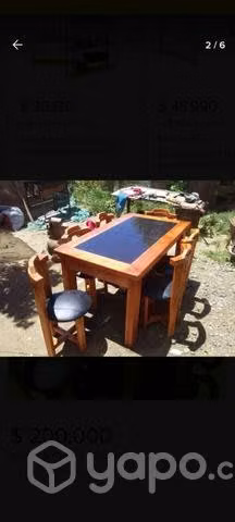 Comedor de pino Oregon - Imagen 4