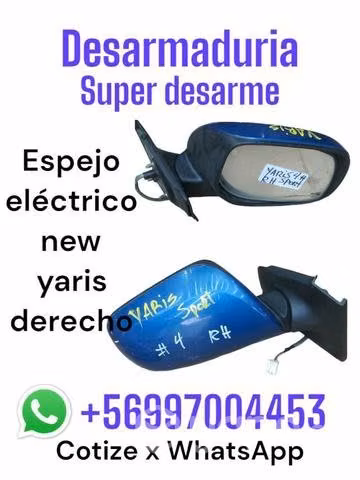 Espejo eléctrico New Yaris derecho