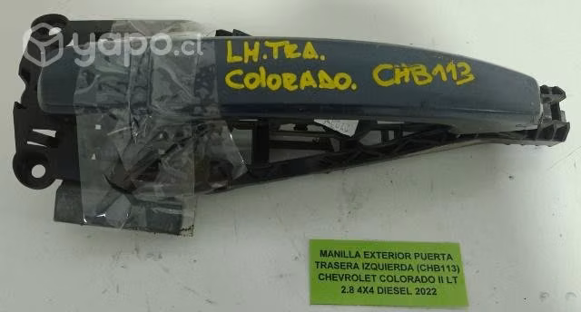 Manilla Exterior Puerta Tras Izq Chv Colorado 2022