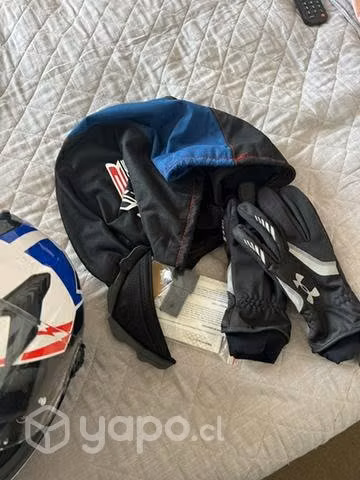 Casco moto XL