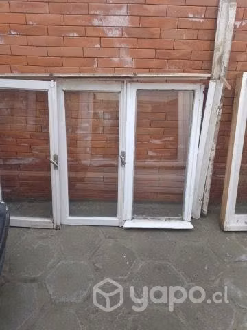Ventanas con vidrios 77 x 1.62