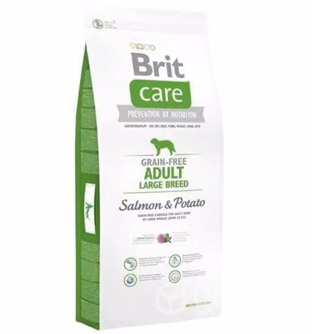 Brit care grain-free salmon adult large 12kg
