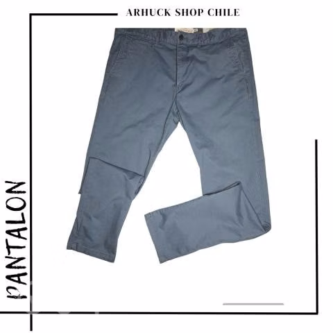 Pantalon de vestir azul h&m - Imagen 2