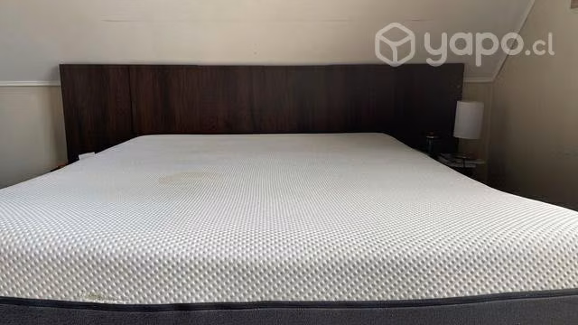 Cama de 2 plazas con respaldo estilo europeo