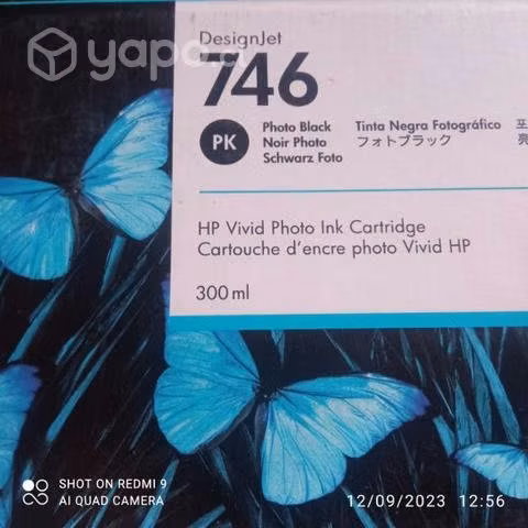 Tinta HP 746 photo black original de 300ml