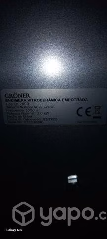 Encimera electrica dos platos