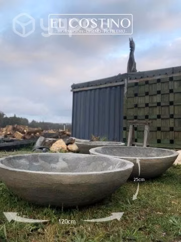 Macetero de Hormigón Pichilemu. Cemento Concreto