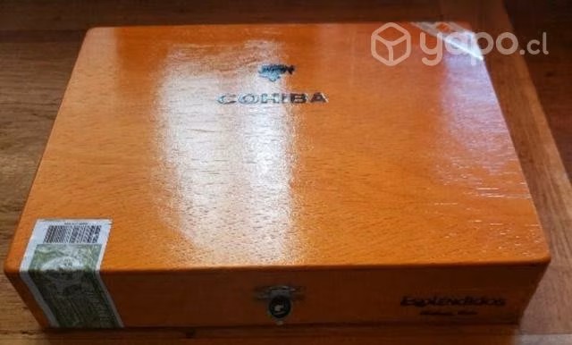 Contenedor para habanos metalico y cajas COHIBA