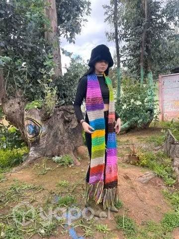 Ponchos bufandas lanitas sanadoras