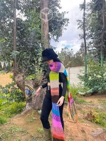 Ponchos bufandas lanitas sanadoras