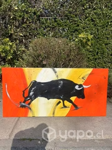 Cuadro pintado a mano en oleo