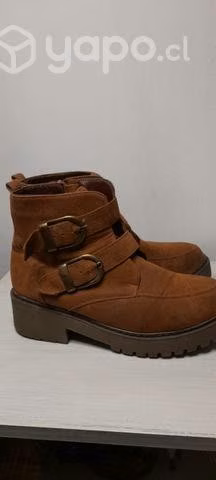 Botin color cafe plataforma - Imagen 2