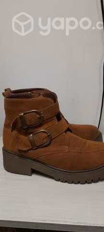 Botin color cafe plataforma - Imagen 4