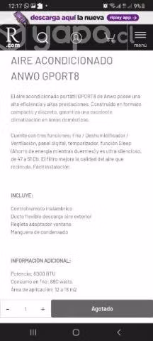 Aire acondicionado portátil Anwo - Imagen 4