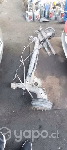 Eje para carro de arrastre