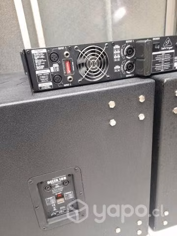 Par de Sub Woofer Pasivo mas Power de 4000 w