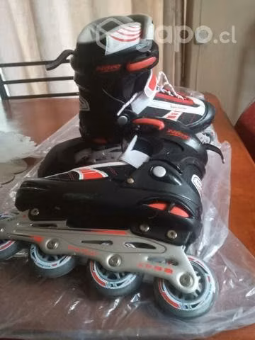 Patines Rollers, muy poko uso ruedas de silicona - Imagen 2