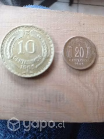 Monedas antiguas chilenas