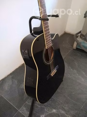 Guitarra electroacústica ibanez v72ece-bk