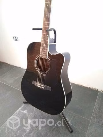 Guitarra electroacústica ibanez v72ece-bk