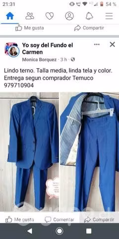 Terno varon nuevo