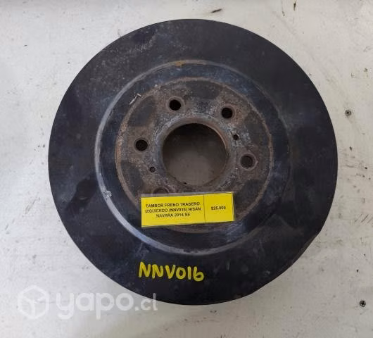 Tambor Freno Tras Izq (NNV016) Nissan Navara 2014