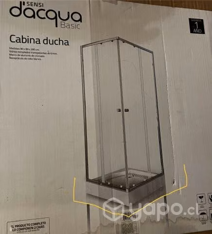 Receptáculo ducha Sensi Dacqua 80x80