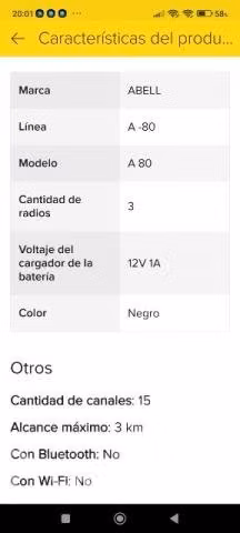 Radio transmisor Marca ABELL - Imagen 3