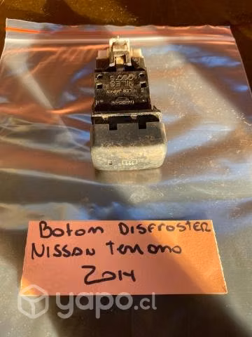 Boton Disfroster Nissan Terrano 2014