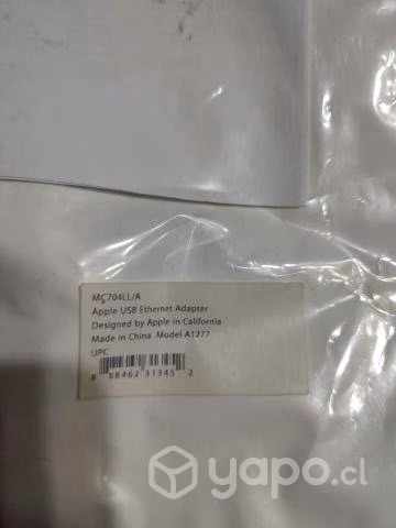 Cable usb ethernet apple - Imagen 3
