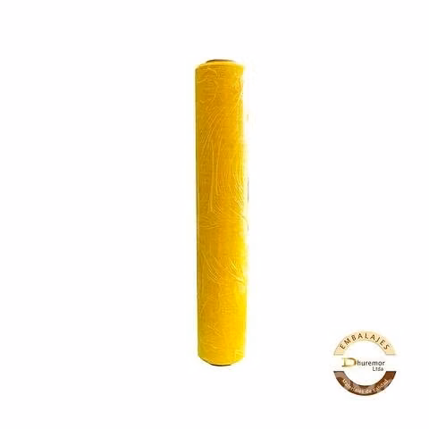 Rollo de stretch film amarillo 1.5 kg
