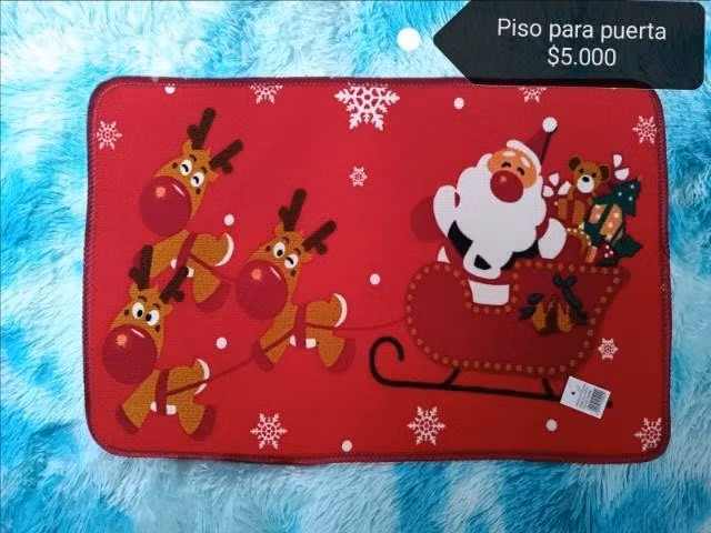 Pisos navideños para la entrada